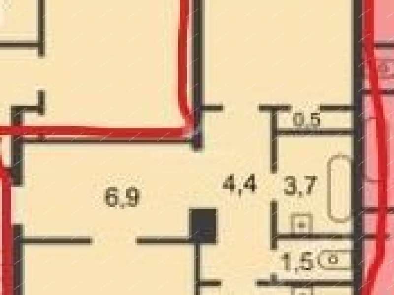 двухкомнатная квартира на улице Бекетова дом 5