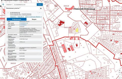 Кадастровая карта борского района новгородской области