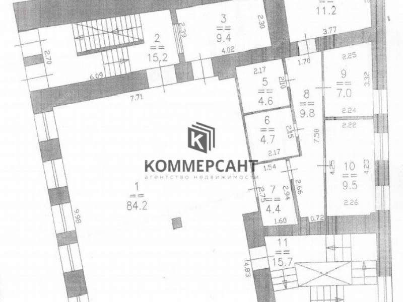 здание под офис, торговую площадь на улице Добролюбова