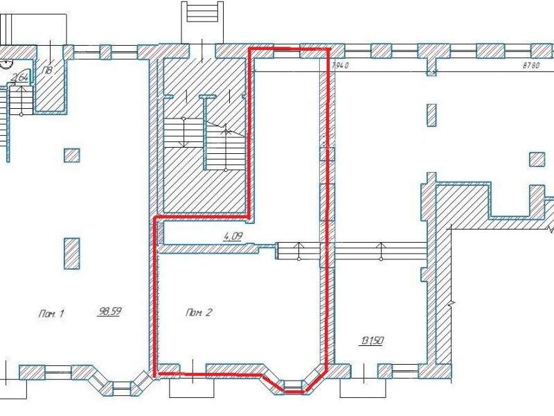 помещение под торговую площадь на улице Белинского