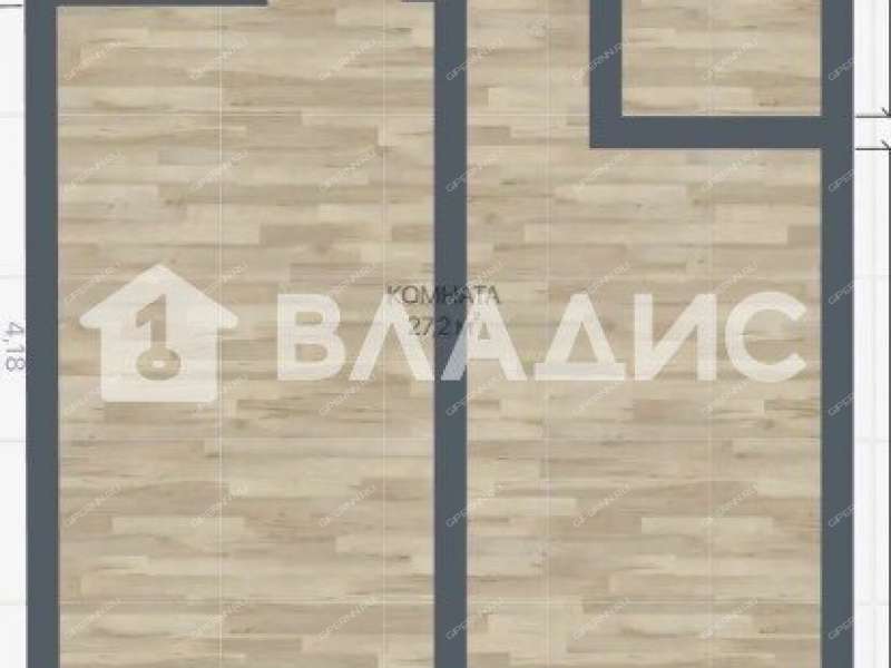 однокомнатная квартира на улице Достоевского дом 15