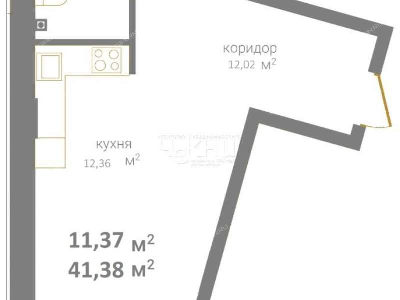 однокомнатная квартира на Дальней улице дом 10