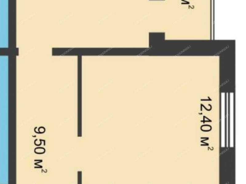 двухкомнатная квартира на улице Бориса Видяева дом 23