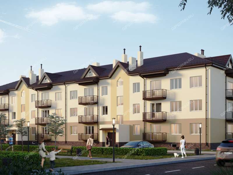 однокомнатная квартира в новостройке в ЖК Чистые пруды посёлок Буревестник