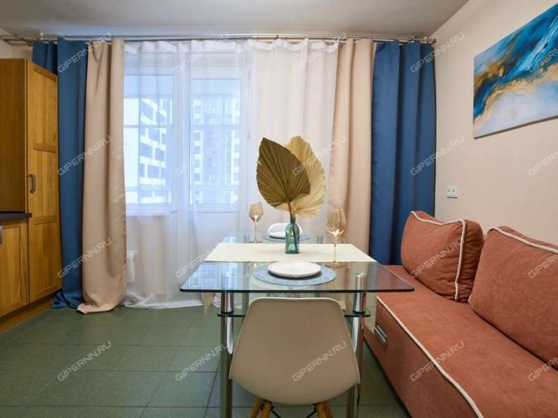 однокомнатная квартира на улице Александра Хохлова дом 1