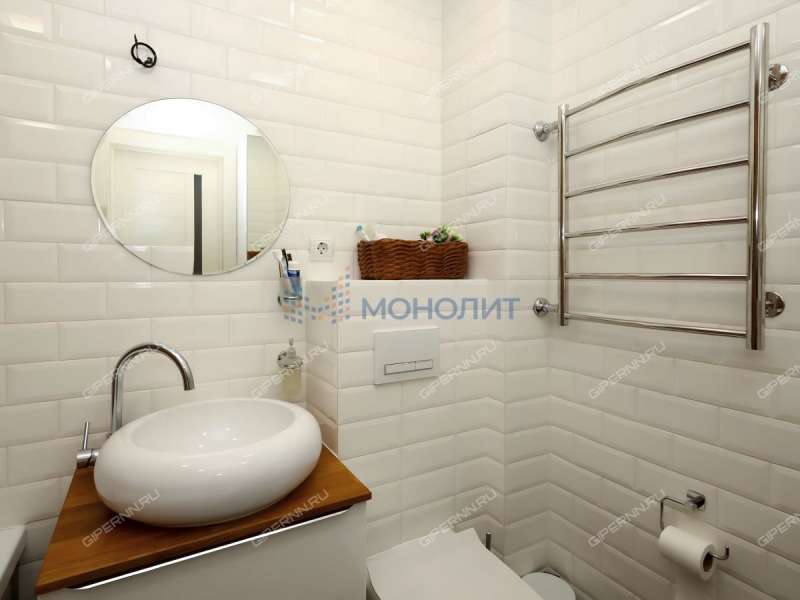 однокомнатная квартира на Волжской набережной дом 19