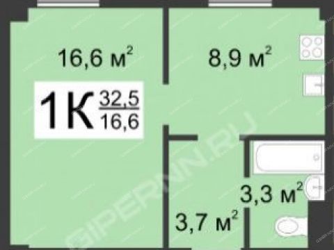 1-komnatnaya-poselok-kultura-kstovskiy-rayon фото