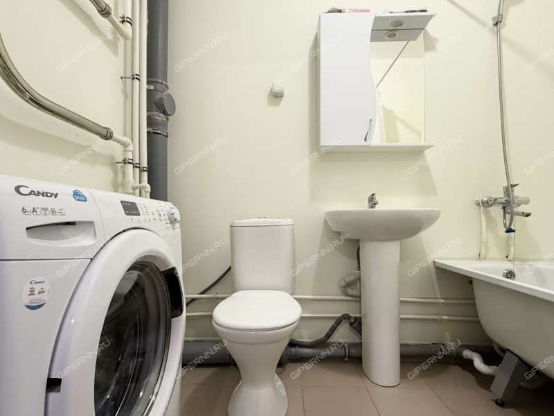 однокомнатная квартира на Космической улице дом 34 к2