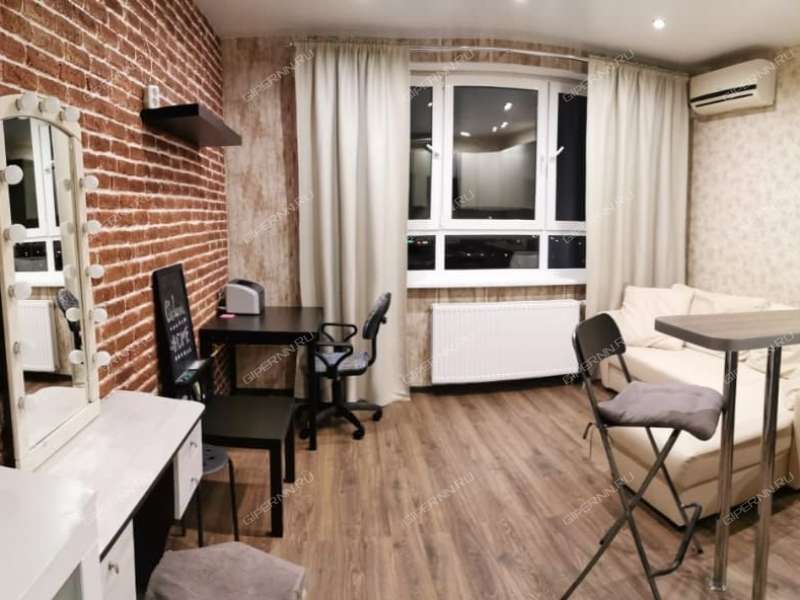 квартира-студия на проспекте Гагарина дом 101 к2