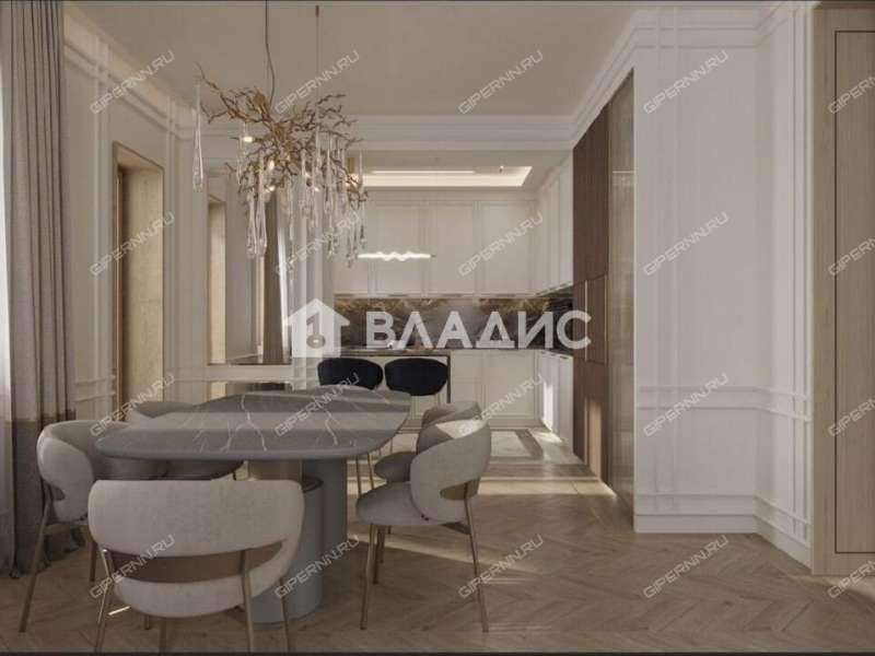 трёхкомнатная квартира на улице Маршала Баграмяна дом 4