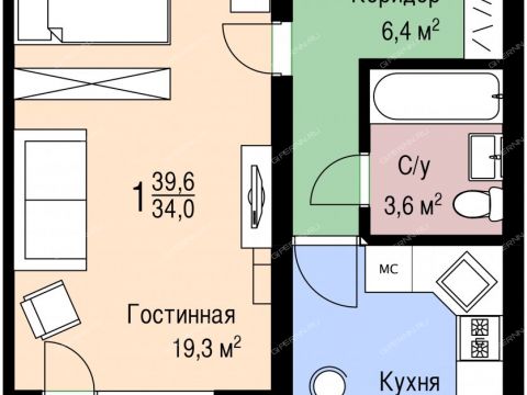 1-komnatnaya-ul-taganskaya-d-8-2 фото