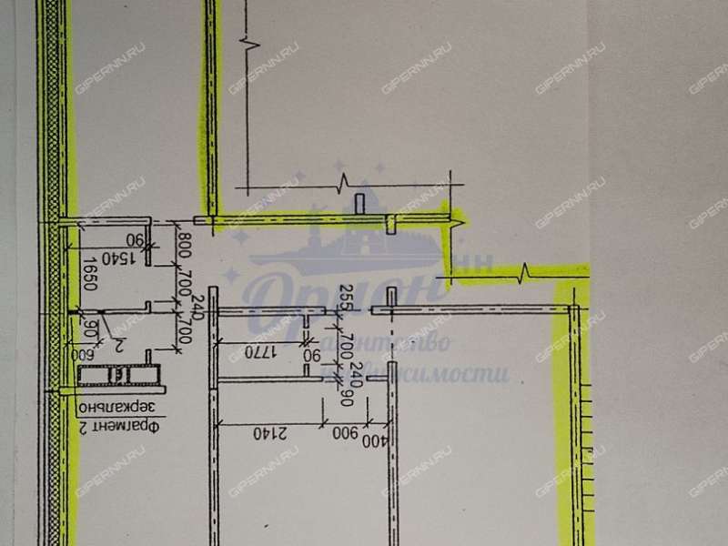 трёхкомнатная квартира на Мончегорской улице дом 12, к6