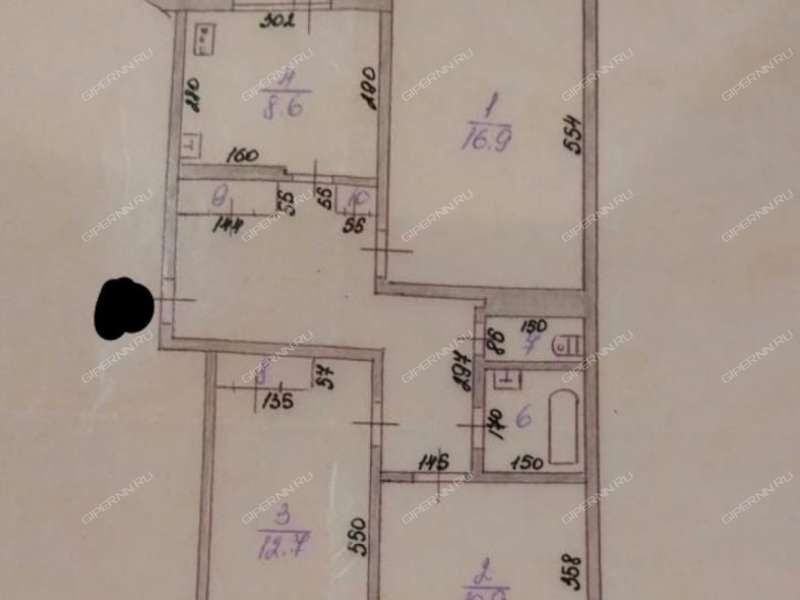 трёхкомнатная квартира на Дружба микрорайон дом 42А Дружба сп