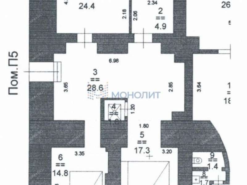 помещение под помещение свободного назначения, недвижимость под общепит на Рождественской улице