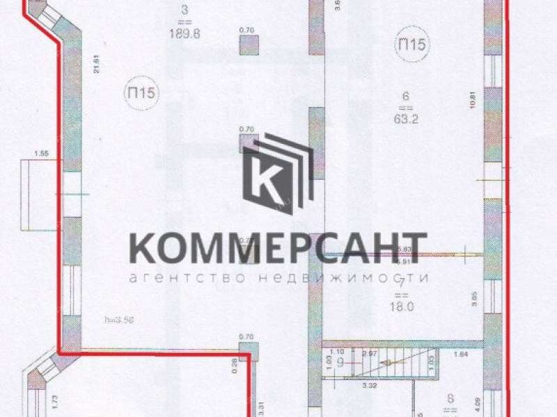 помещение под торговую площадь на улице Чаадаева