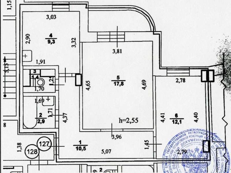двухкомнатная квартира на улице Родионова дом 167 к1