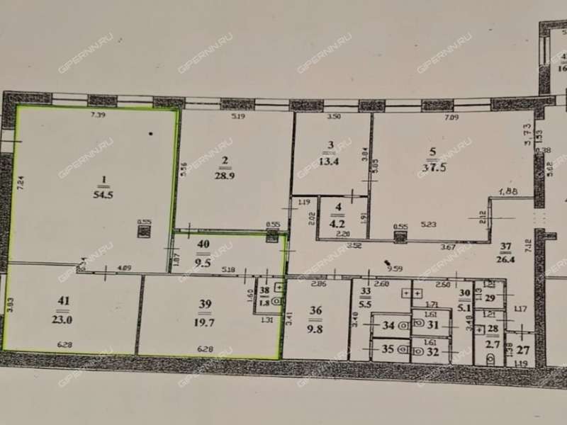 помещение под офис на Гагарина пр-кт, д. 23А